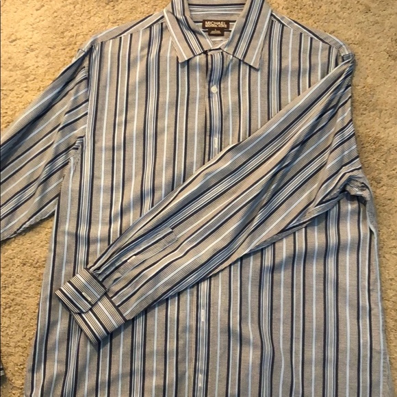Michael Kors size large striped dress shirt